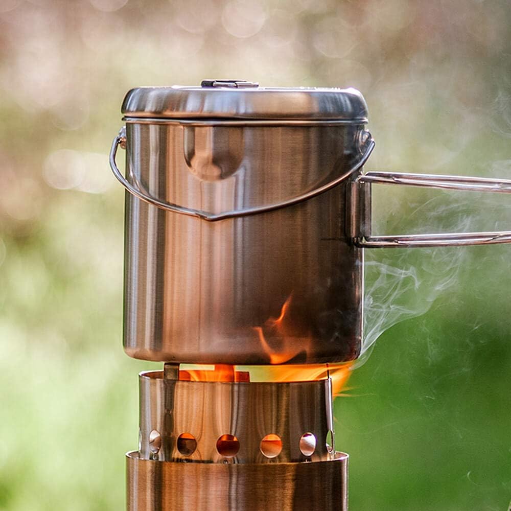 Solo Stove Pot 1800 - Stainless Steel Camping Cookware for Backpacking & Outdoor Cooking