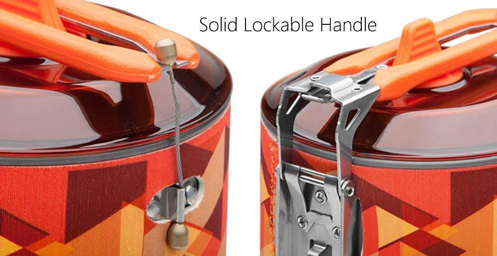 Portable Backpacking Stove with Piezo Ignition & Cooking Pot - Fire Maple X2
