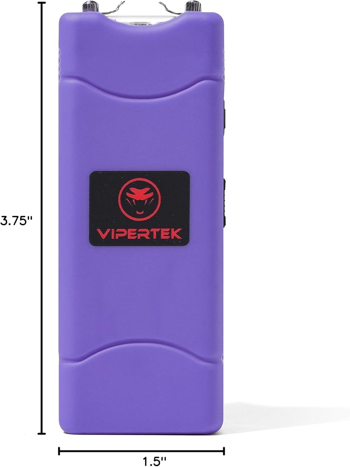 VIPERTEK VTS-881 Micro Stun Gun for Self Defense Rechargeable with LED Flashlight