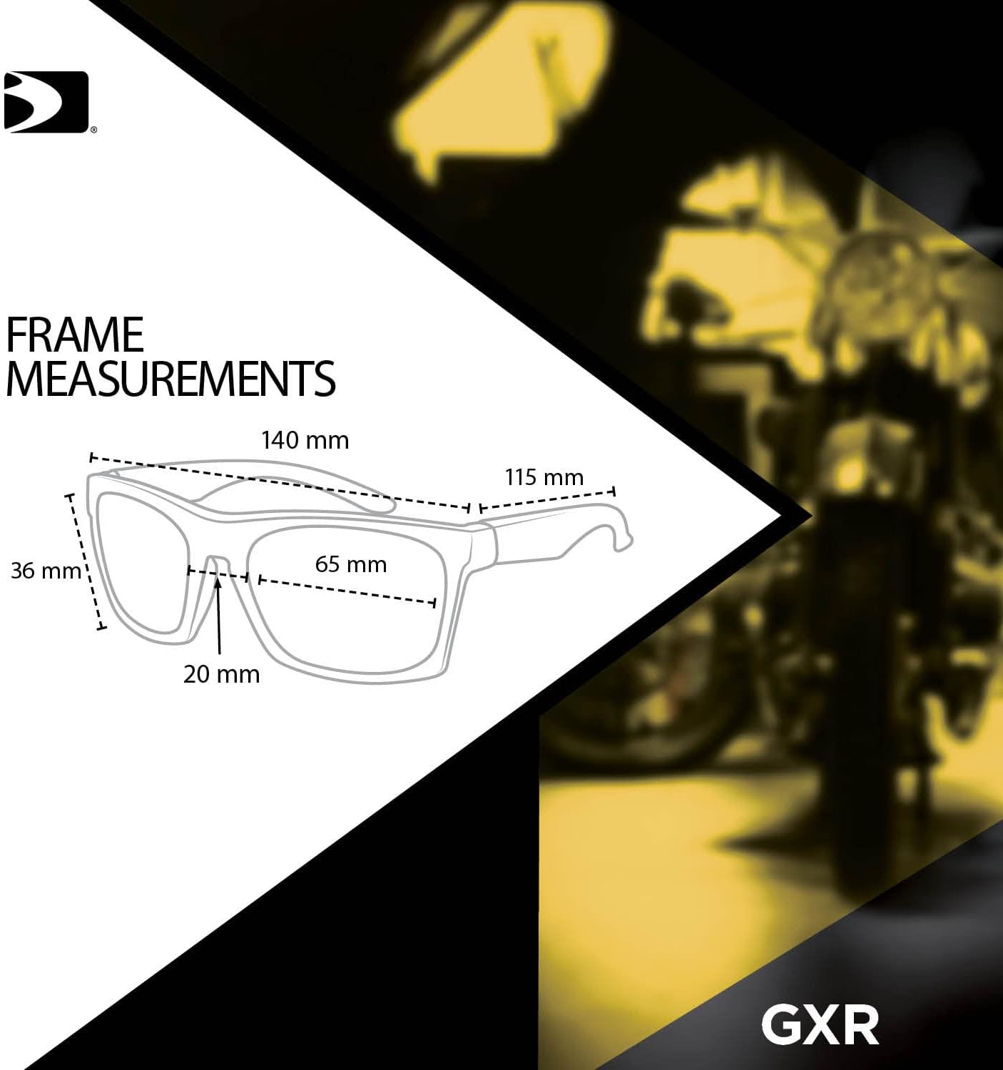 Bobster GXR ®, Matte Black Frame, Cyan Mirror Lens
