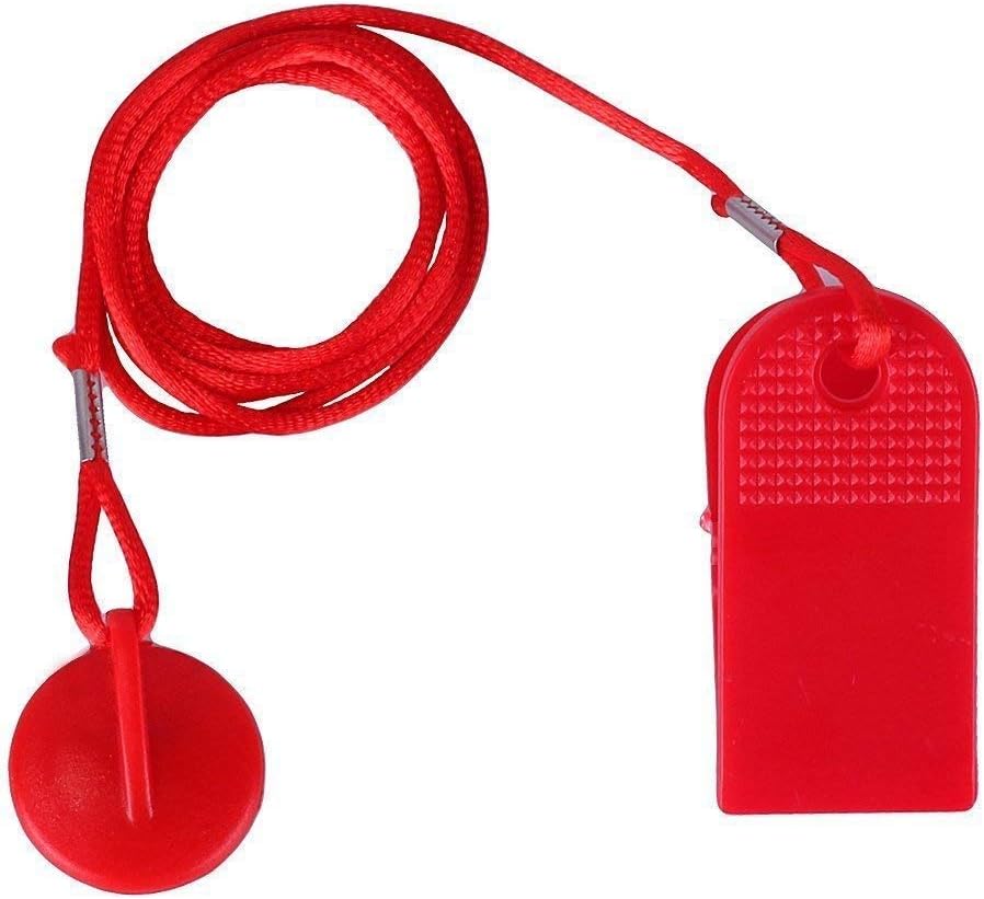 Treadmill Safety Key, Universal Treadmill Magnet Security Lock Round Switch Lock Fitness for Most Treadmill