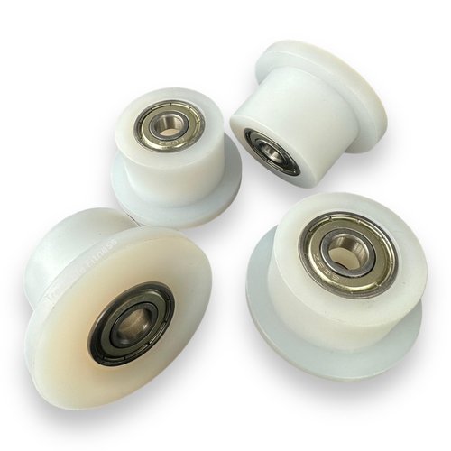 Total Gym Wheels/Rollers Replacement for Models 1000 1100, 1400, 1500, 1600, 1700, 1800, 1900, Achiever, Force, Gold, Max, Platinum, Platinum Plus, Pro, Supra, Supreme, Ultima, Ultra, XLI | Pack of 4
