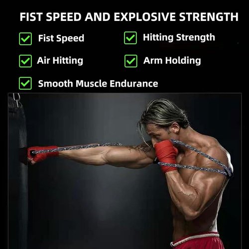Ycendelion Boxing Training Equipment, Resistance Bands for Shadow Kicking Punching Exercise Accessories for Full Body Workout Home Gym Men and Women 30lbs