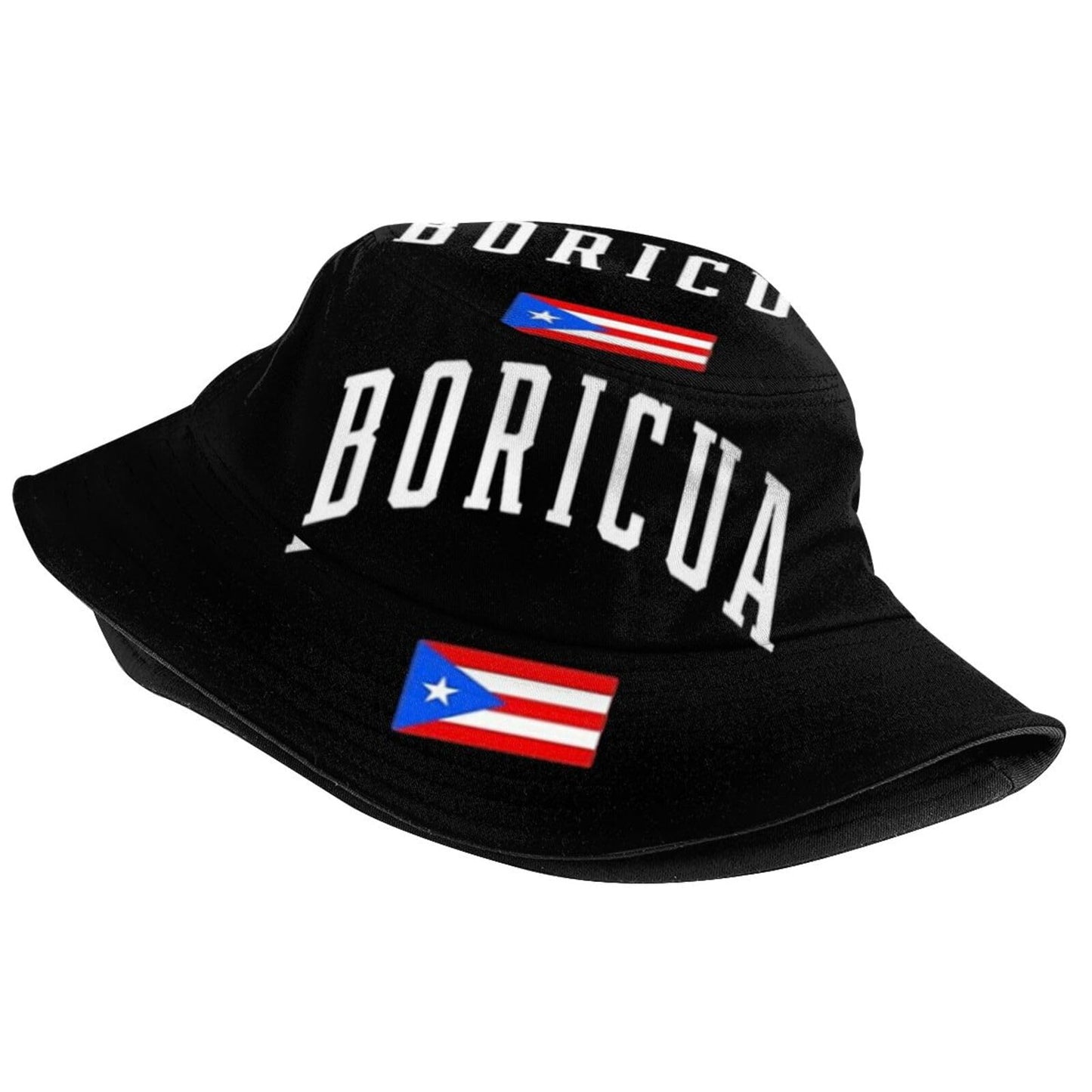 Puerto Rico Bucket Hat Cute Fisherman Hat Pr Flag Bucket Hats Sun Hat for Fishing Hiking Camping