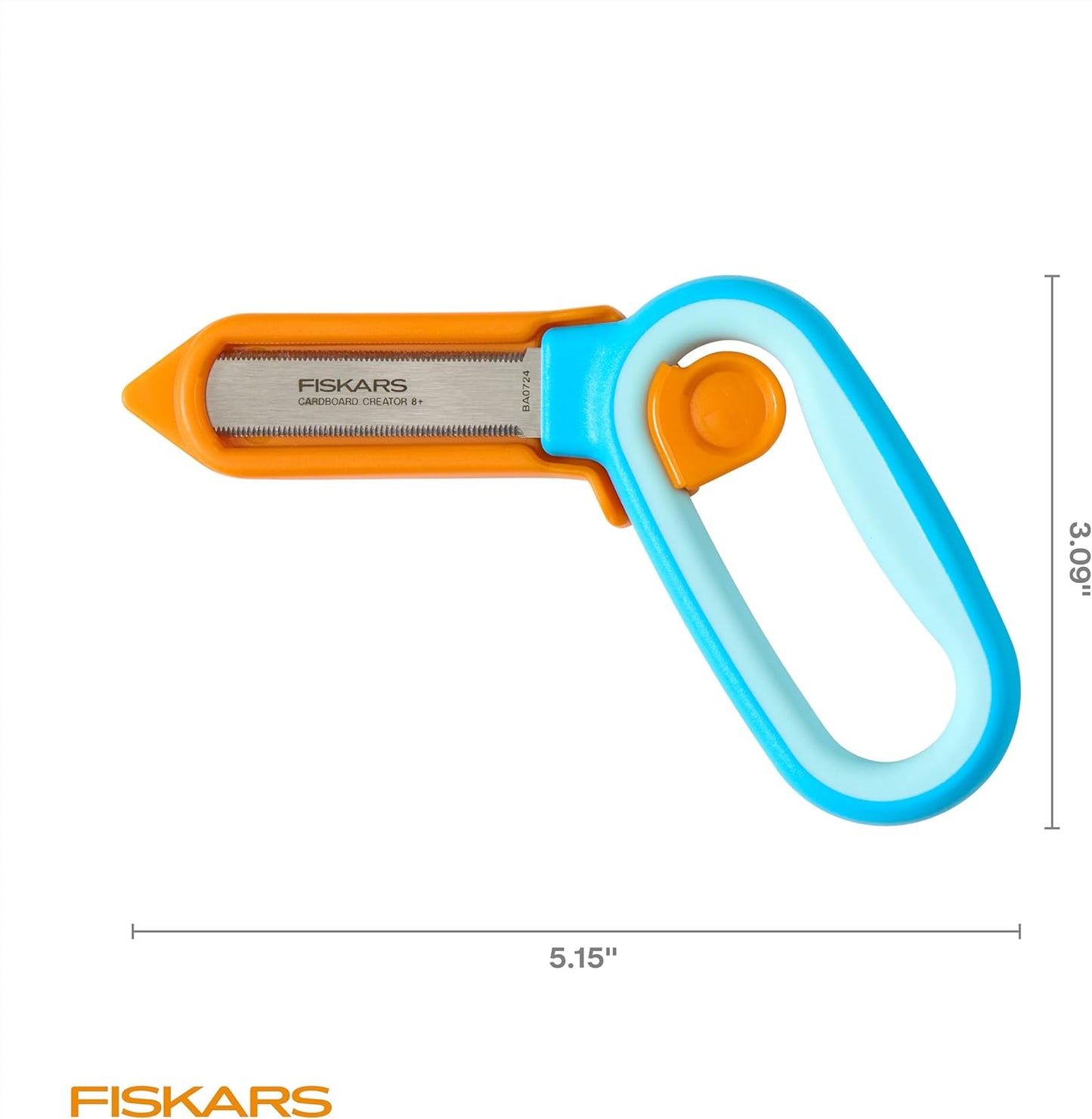 Fiskars Kids Junior Paper Trimmer – Turquoise Safe and Easy Paper Cutter for Crafting and School Projects 7 x 11.5 Inches