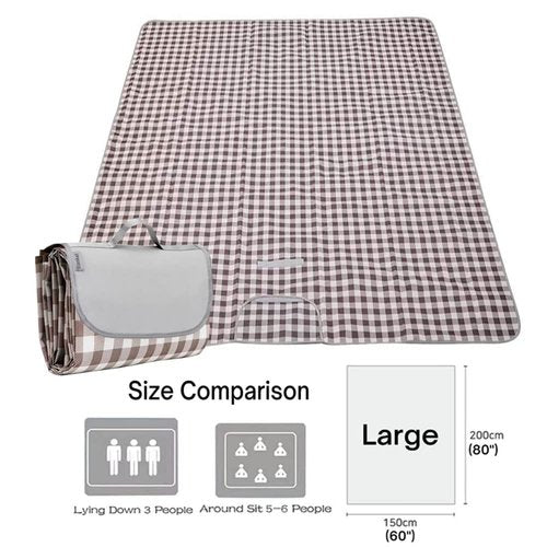 Lchkrep Picnic Blanket Beach Blankets 80"x60" Large Sandproof Waterproof Camping Portable Travel Blanket Play Mat for Outdoor Indoor Family Beach Park Grass,Hiking, Music Festival