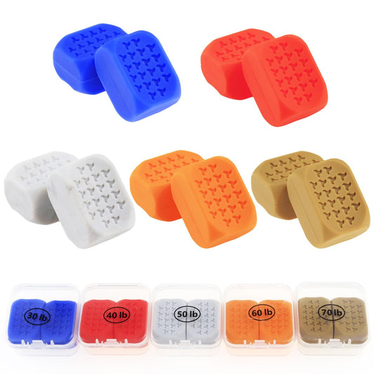 Jawline Shaper, Jaw Trainer for Men and Women, Jawline Exerciser, Facial Fitness Tool, Jaw Muscle Strengthener, 5 Resistance Levels, Set of 10