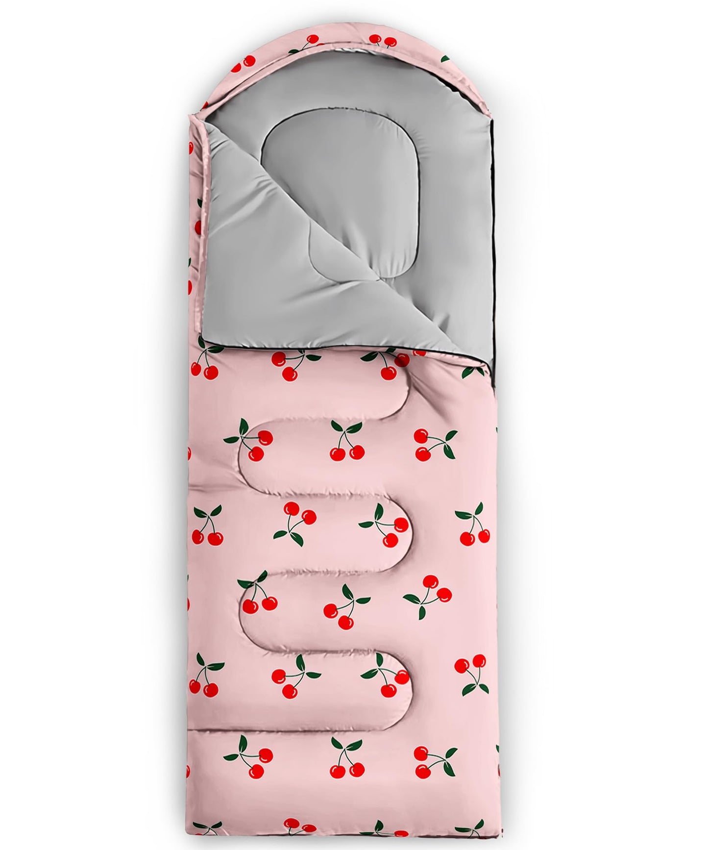 AILONEN 3 Season Sleeping Bag - Warm and Cold Weather, Lightweight & Waterproof for Backpacking, Outdoor Travel, Camping, Hiking - Soft With Compact Carrying Bag for Boys, Girls, Adults