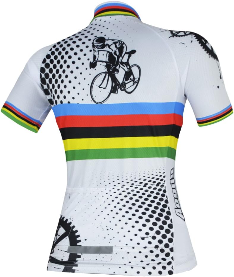 Aogda Cycling Jerseys Men Bike Shirts Team Biking Tops Bicycle Short Sleeves Clothing