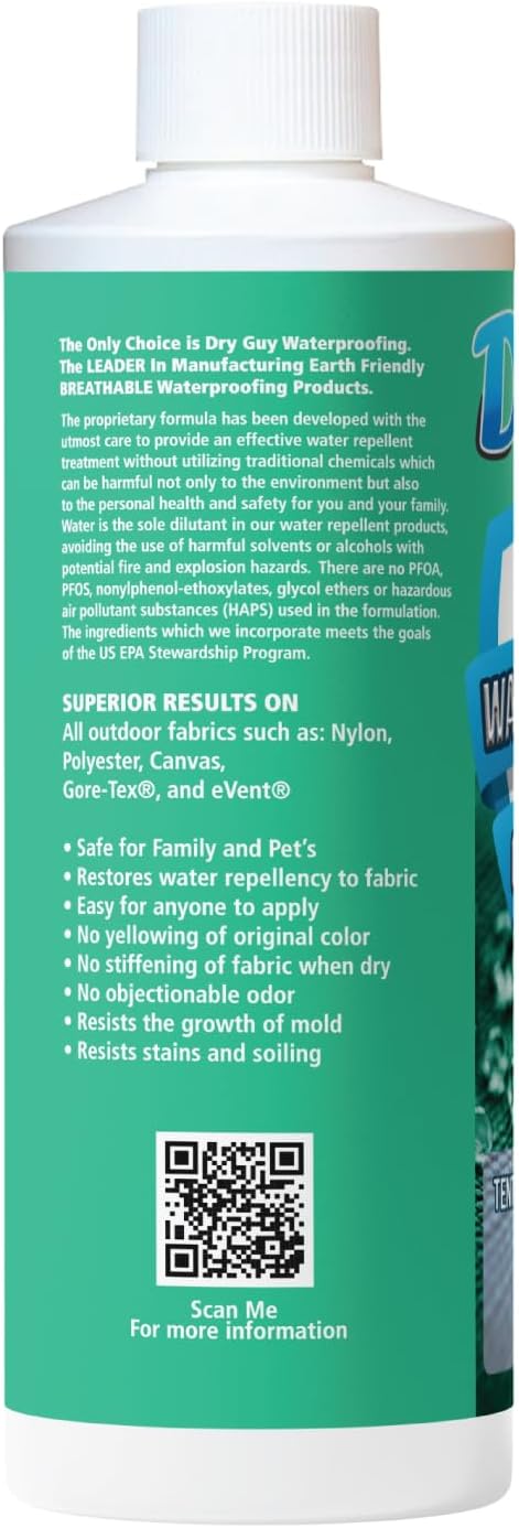 Waterproofing Concentrate for Tent Fabrics & Outdoor Gear - 16 oz