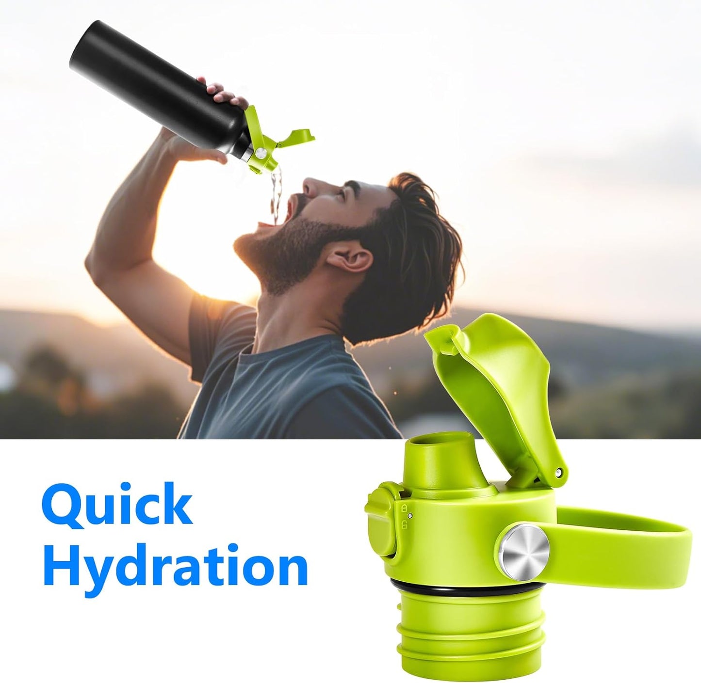 Hydro Flask Replacement Lid | BPA-Free Cap for Standard & Narrow Mouth Bottles