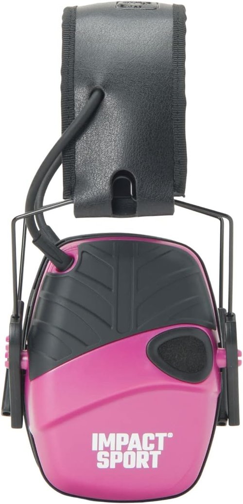 Howard Leight Impact Sport Electronic Shooting Earmuff, Youth/Small, Pink (R-02533)
