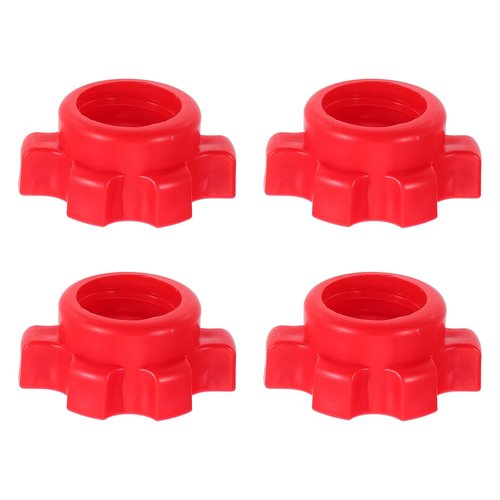 Yardwe 4 Pcs Dumbbell Bar Nut, Barbell Screw Clamps for Secure Weight Fixation, Home Fitness Equipment Accessories, Easy to Install, Fits 1 Inch Standard Bars