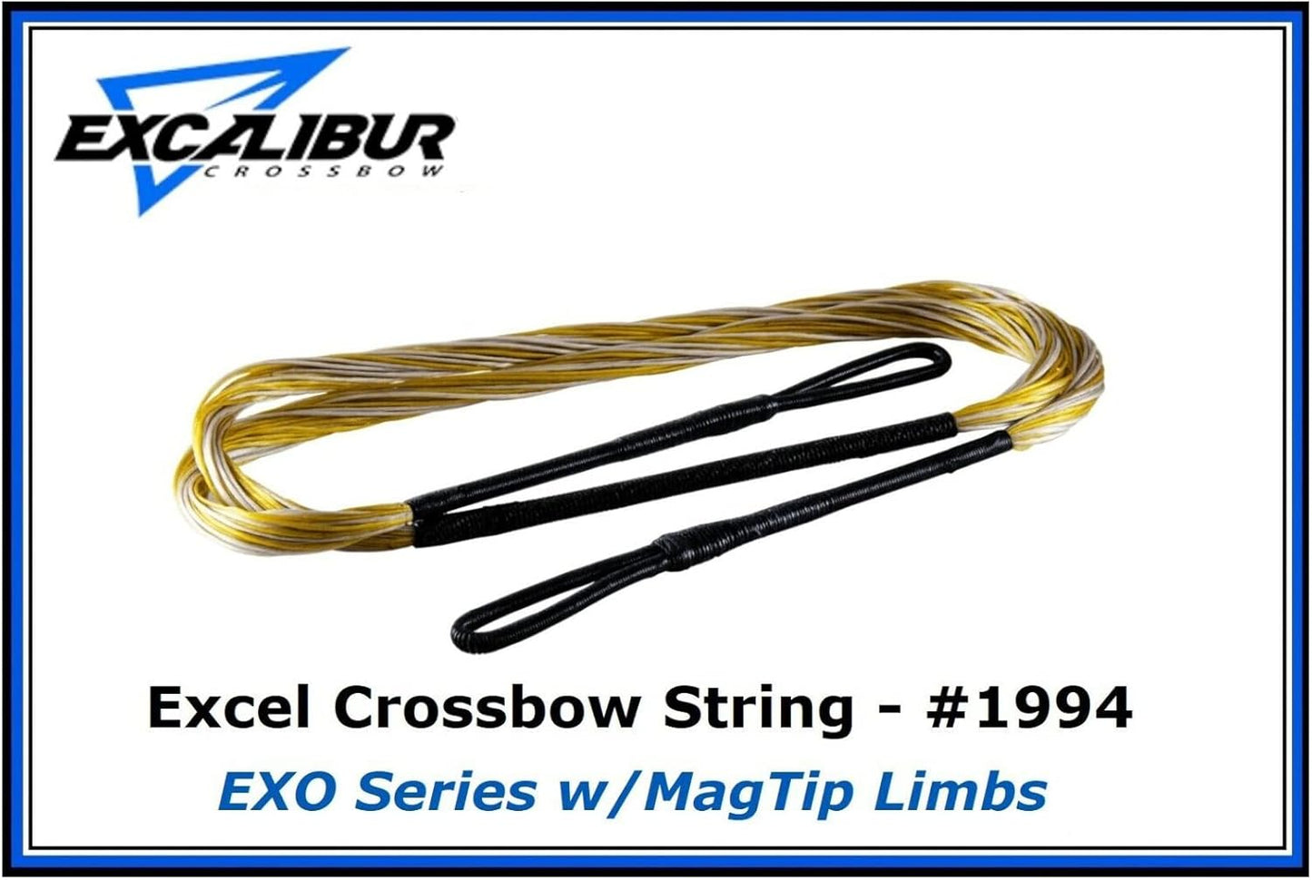 Excalibur Excel 36" Replacement Crossbow String Designed for EXO-Traditional Crossbows with Mag Tips