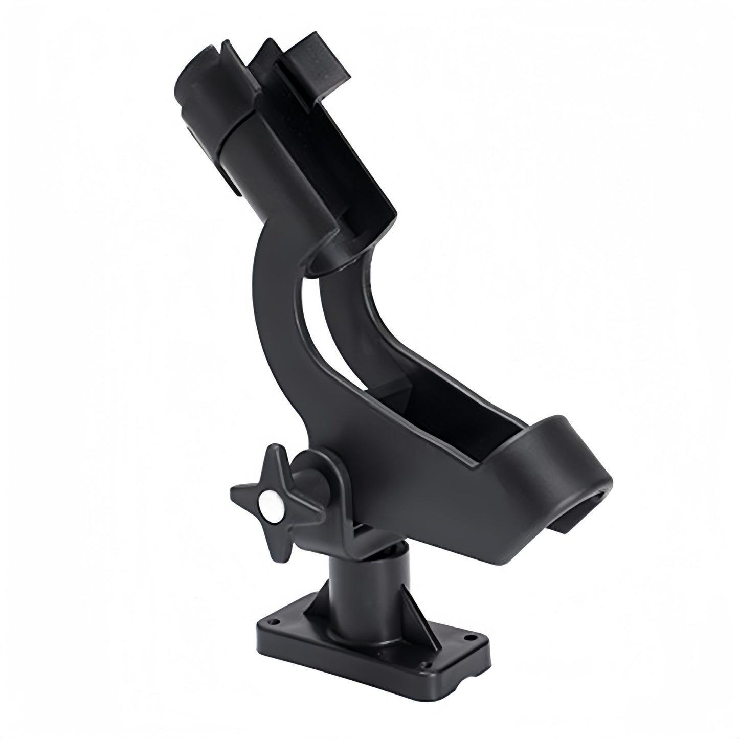 HiUmi Adjustable Rotatable Plastic Fishing Rod 3 Mount Rack Holder Bracket Boat Canoeing Rowing Mount Kit Kayak Side Rod Holder (RH50-4Pack)