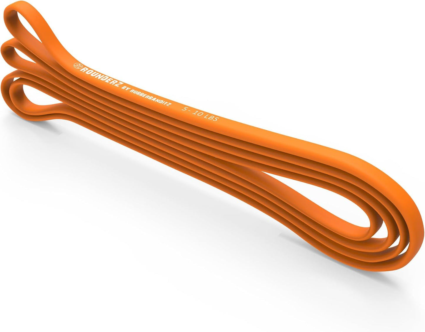 Rubberbanditz Rounded Edge Resistance Band | Compact and Light Weight Exercise Bands | Suitable for All Fitness Levels Users| Travel Friendly Resistance Bands for Working Out