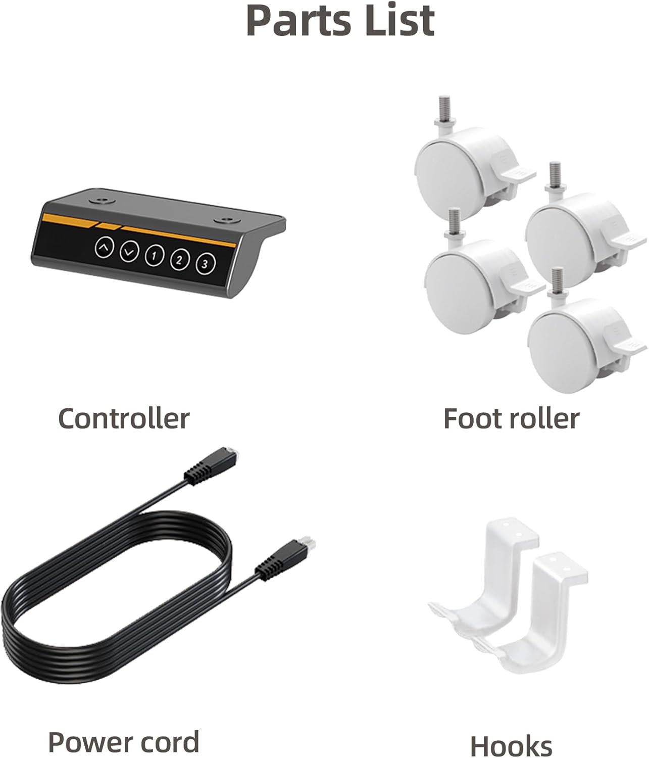 Claiks Standing Desk Frame, Electric Stand Up Desk Legs Frame Workstation Up to 63",T-Shaped Adjustable Standing Computer Desk for Home and Office, (Black Frame only)