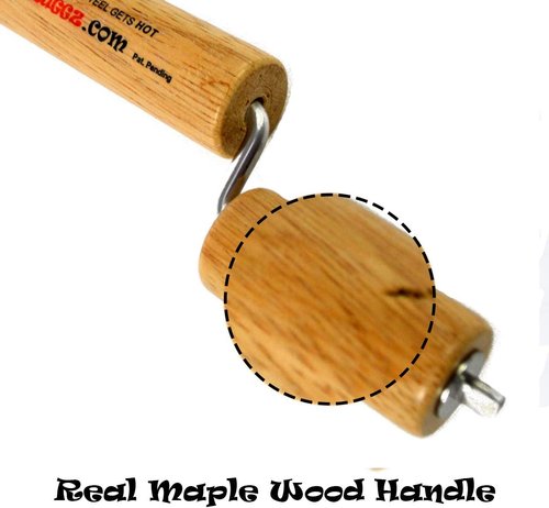 Crank-Eez Marshmallow Roasting Stick With Crank, Great Smore's Campfire Roaster For Family Fun Camp Cooking, Set of 4