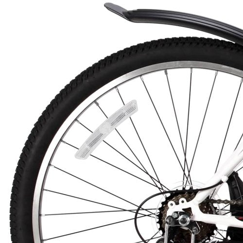 Nicerity 10Pcs Bicycle Wheel Spoke Reflectors Bicycle Light Reflectors Bike Safety Warning for Mountain Bike Road Bike Decoration (White)
