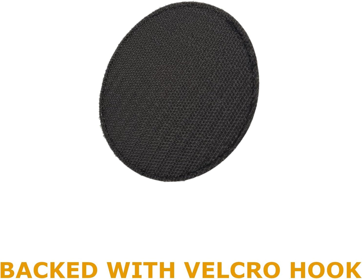 Spartan PVC Morale Patch for Velcro - Tactical Blackout Subdued Patch for Backpacks & Hats