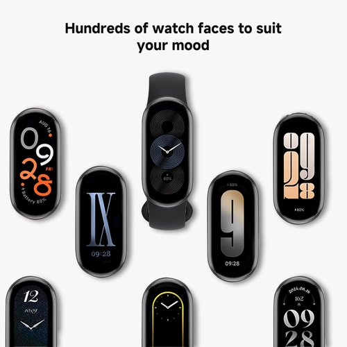 Xiaomi Smart Band 9 Global Version (2024) 1.62" Amoled Display | 233 mAh Battery | up to 21 Days of Battery Life | Over 150 Workout Modes | BT 5.4 | 50M Water Resistant - Black
