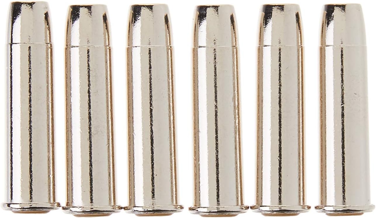 Umarex Colt Peacemaker Revolver Single Action Army Six-Shooter .177 Caliber Air Pistol, Spare Pellet Capsules, Silver (6 Pack)
