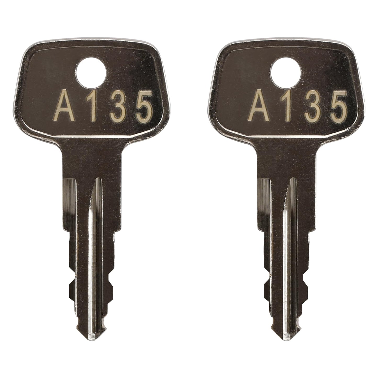 A135 SKS roof Rack Key，Replacement Keys for Yakima SKS Ski,Cargo Box,Roof,Carrier Racks and Crossbars[2 pcs]