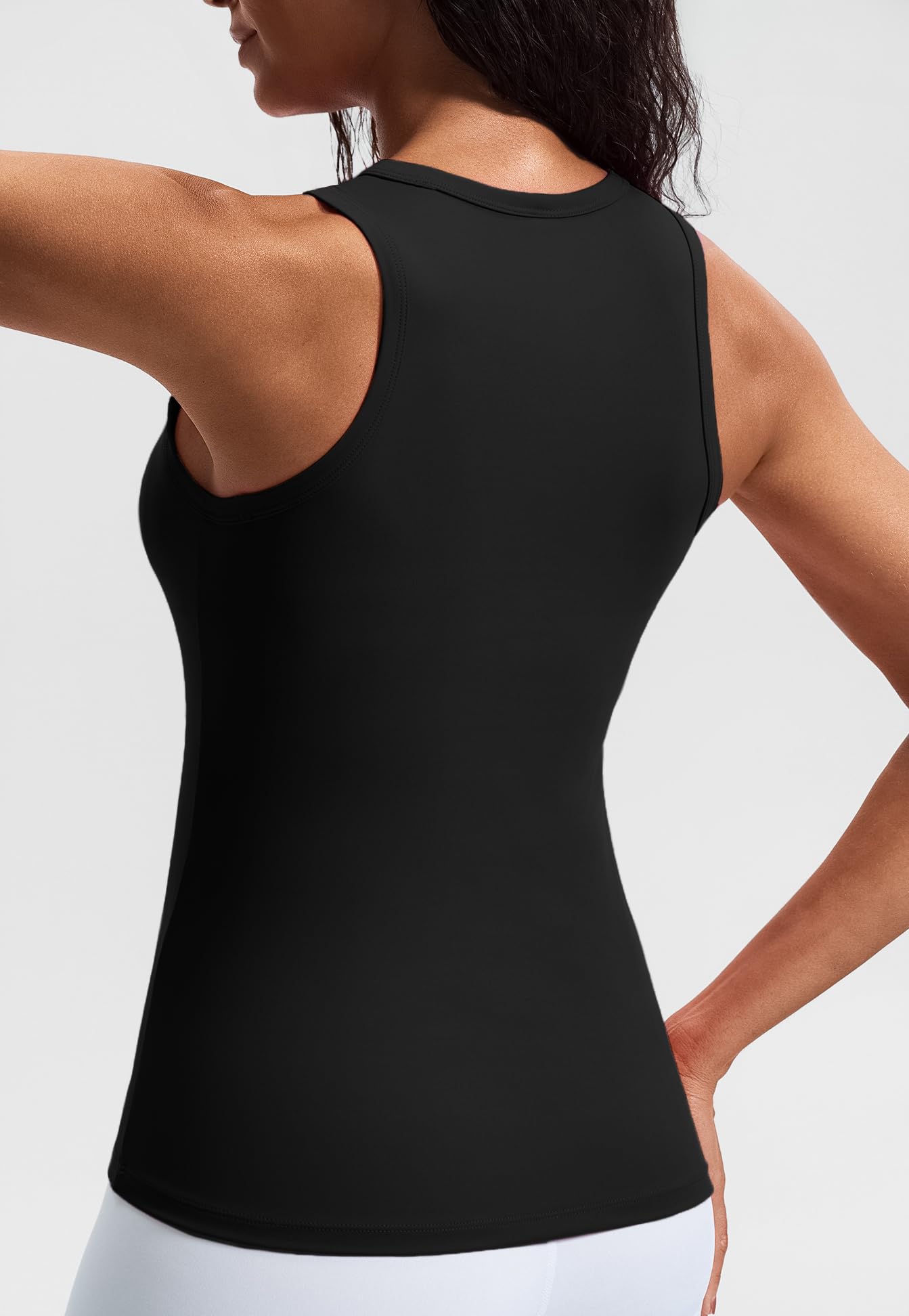 Workout Tank Tops for Women,Yoga Tops Athletic Tank Black