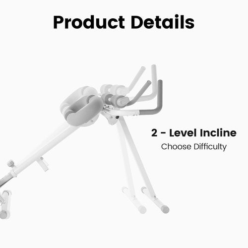 WONDER CORE Pro Max, Ab Machine for Stomach Workout, Ab Workout Equipment for Home Gym Trainer, 4-in-1 Exercise Equipment - Rowing, Leg Press, Glider, Roman Chair