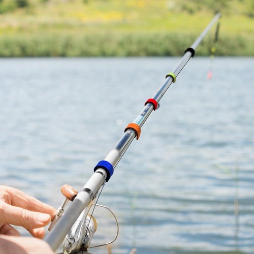 Wettarn 30 Pcs Fishing Pole Straps Fishing Rod Wrap Elastic Pole Carrier Rod Ties Stretchy Holder for Gear and Equipment Casting Rods Holder Strap Belt(Multicolor)