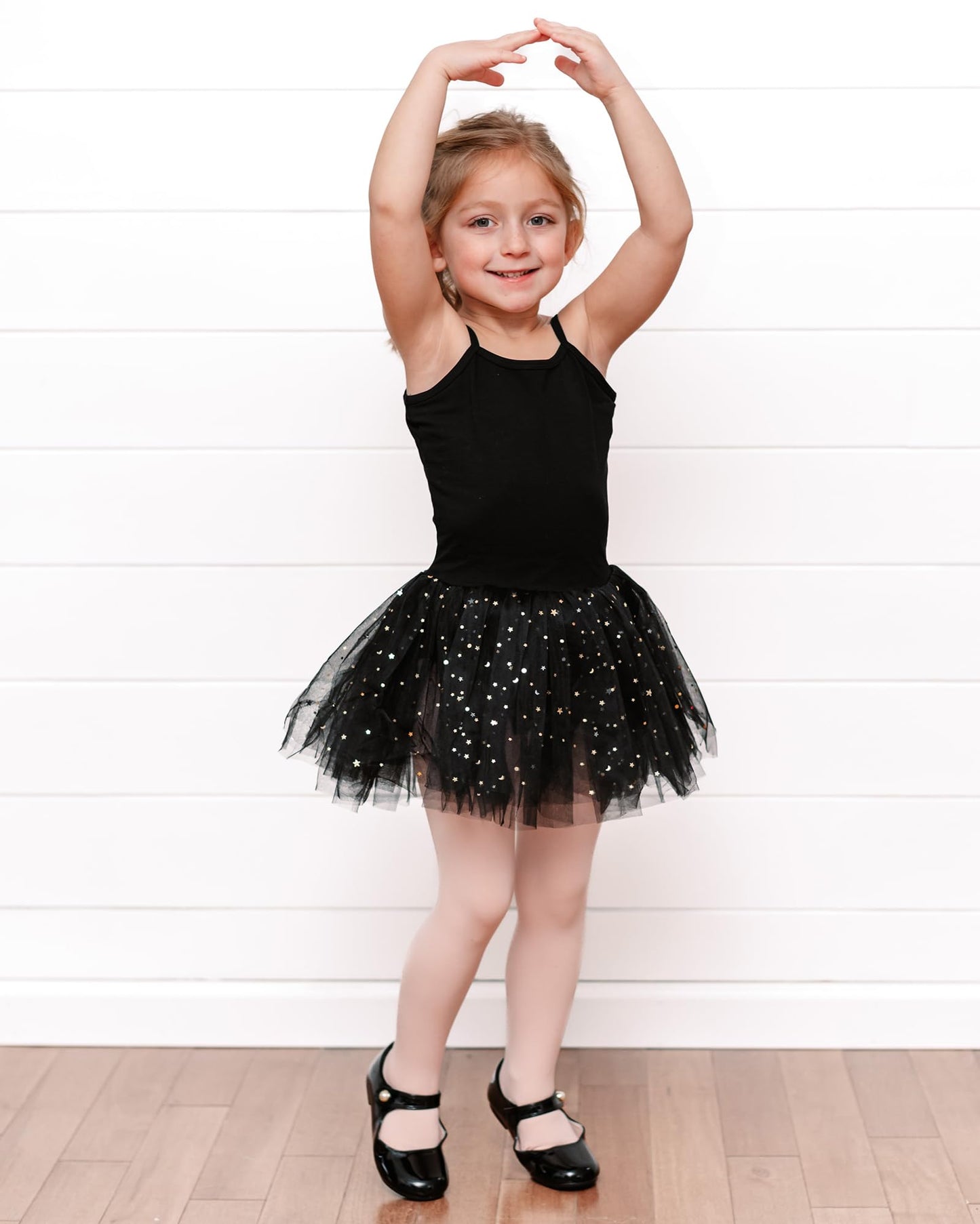 Stelle Girls' Ultra Soft Pro Dance Tight/Ballet Footed Tight(Toddler/Little Kid/Big Kid),3BP,L