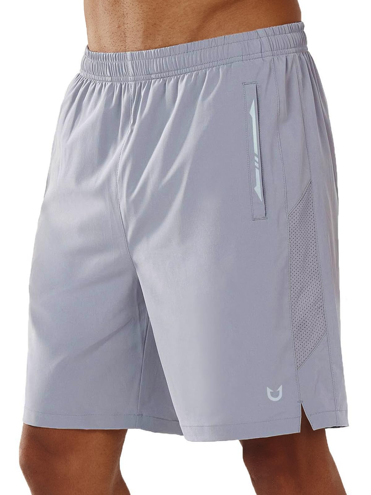 NORTHYARD Men's Running Athletic Shorts 5"/ 7"/ 9" Workout Gym Short Tennis Quick Dry Active Sport Hiking Basketball-7'' Stone-L