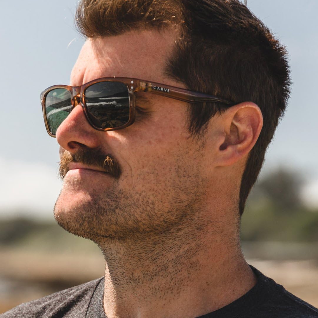 CARVE Goblin Sunglasses – Bold Rectangular Shades, 100% UV Protection, Lightweight & Comfortable, The Ultimate Everyday Vibe