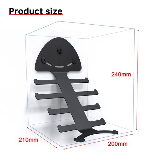 KOMOHOM Exercise Resistance Band Rack, Resistance Bands Storage Hanger Gym Equipment Organizer Rack for Pull Up Bands, Multi-Purpose Gym Equipment Storage