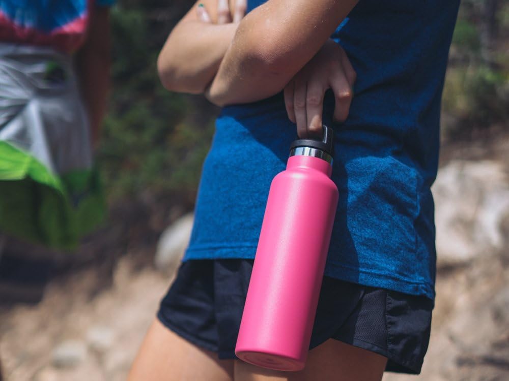 Simple Modern Ascent Chug Lid - Fits All Ascent and Hydro Flask Standard Mouth Water Bottle Sizes - Leak Proof, Double Wall Insulated - Deep Ocean