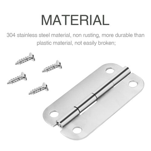 LIKIER Cooler Hinges for I-gloo Cooler, Replacement Parts Stainless Steel Cooler Hinges Replacement Set with 12 Screws, Pack of 3