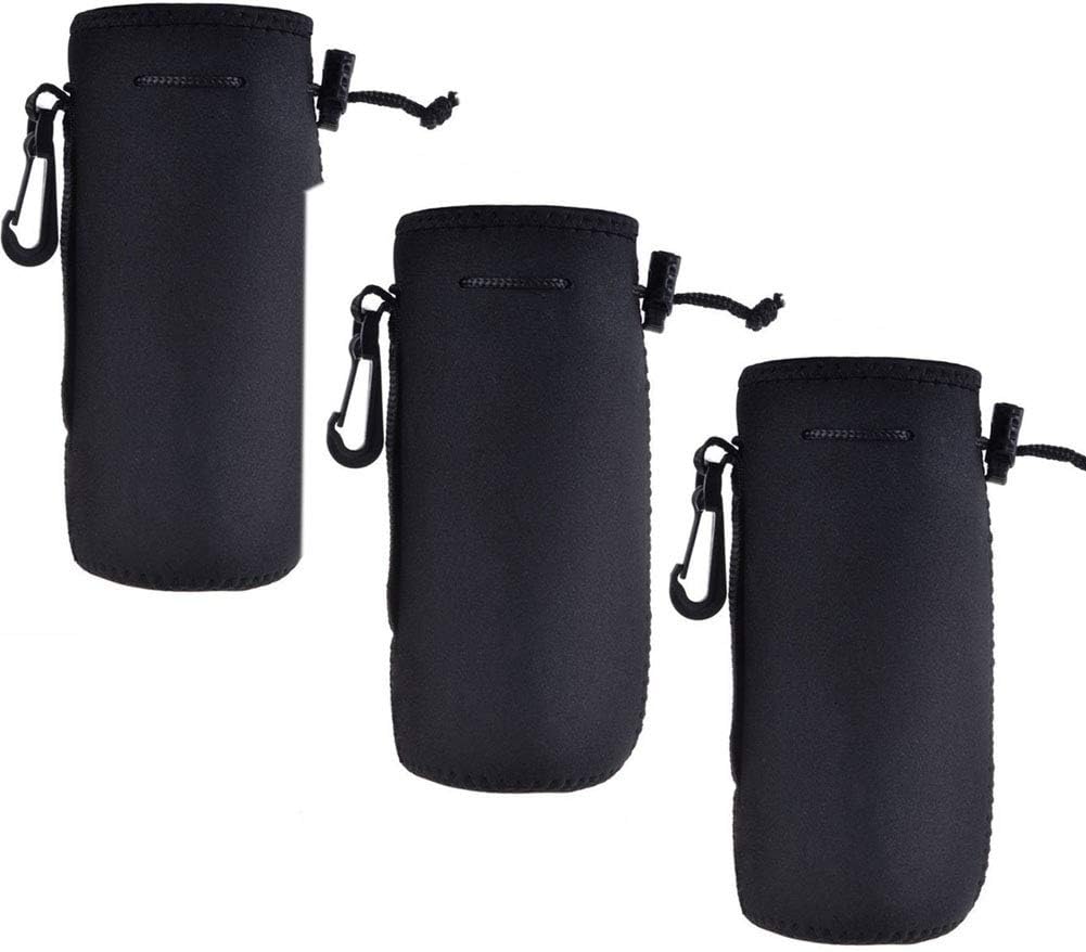 Af-Wan Water Bottle Cooler Carrier for 22 oz Long Neck Water Bottle or Tall Beer Bottles,Protable Neoprene Insulated Water Drink Bottle Cover Sleeve Tote Bag Pouch Holder Strap.(3pcs)
