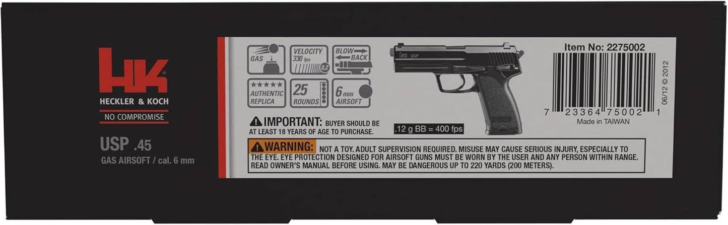 HK Heckler & Koch USP GBB Blowback 6mm BB Pistol Airsoft Gun