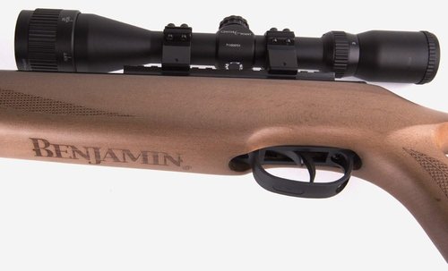 Crosman Benjamin Trail XL Magnum .25-Caliber NP Break Barrel Hunting Air Rifle And Scope, Wood