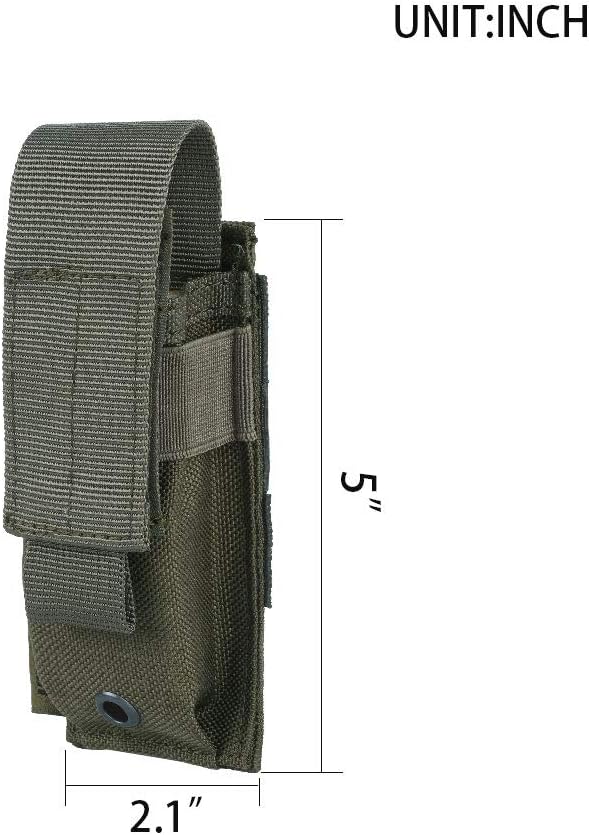 EXCELLENT ELITE SPANKER Molle Single/Double Pistol Mag Pouch Tactical Magazine Pouch Tool Organizer Holder