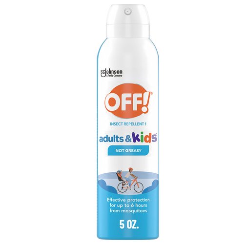 OFF! Insect Repellent Aerosol for Adults & Kids, Fragrance-Free Bug Spray for Everyday Protection from Mosquitoes and Ticks, 5 oz
