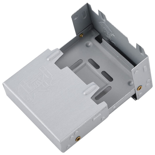 Folding Pocket Stove, 95 x 75mm Solid Mini Alcohol Stove Outdoor Folding Portable Pocket for Picnic BBQ Camp Hiking Wood Burning Camp