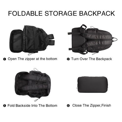 seyfocnia Gym Backpack for Men,Waterproof Travel Backpack With Shoe Compartment Lightweight Sports Gym Bag Casual Daypack-Black