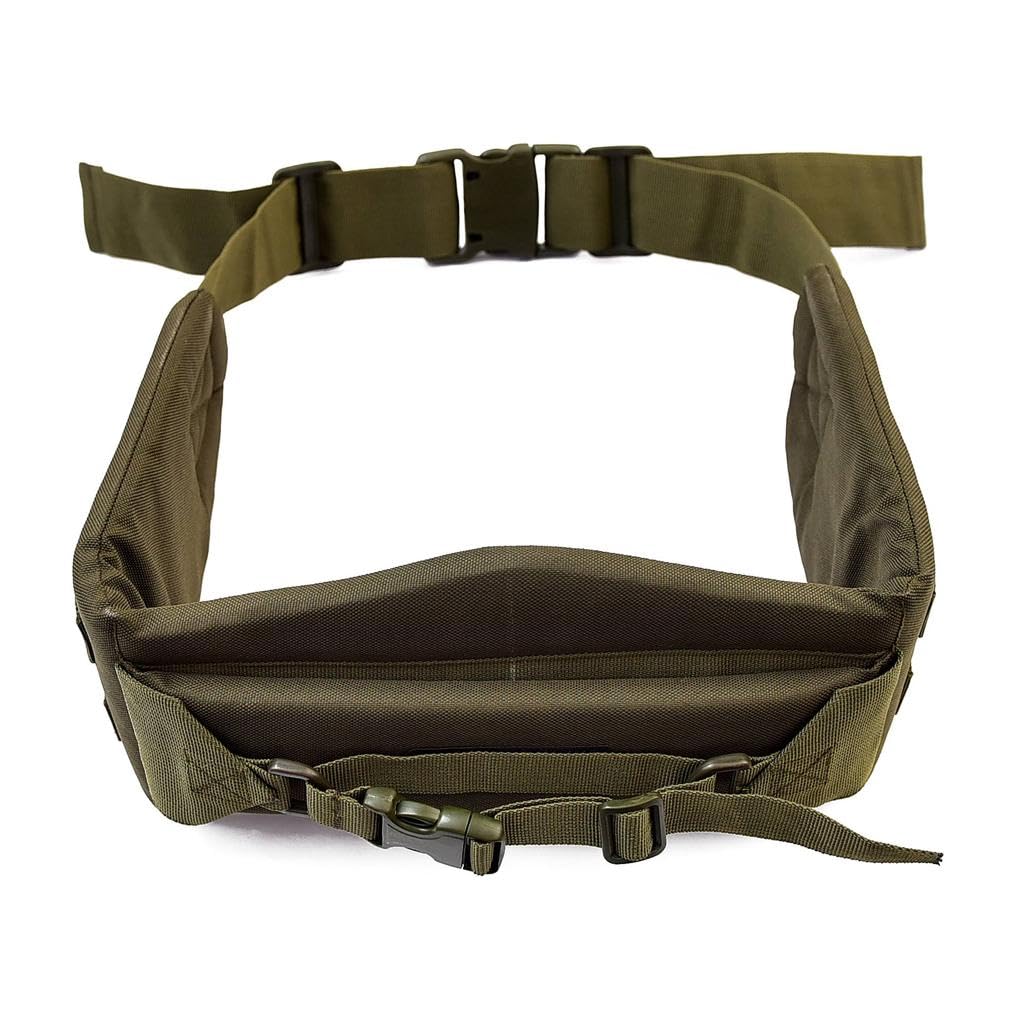 A.L.I.C.E Kidney Belt and Alice Kidney pad with Strap belt/tactical belt/Hip Belt/Kidney belt for framed rucksack LC-2/ALICE Pack olive green