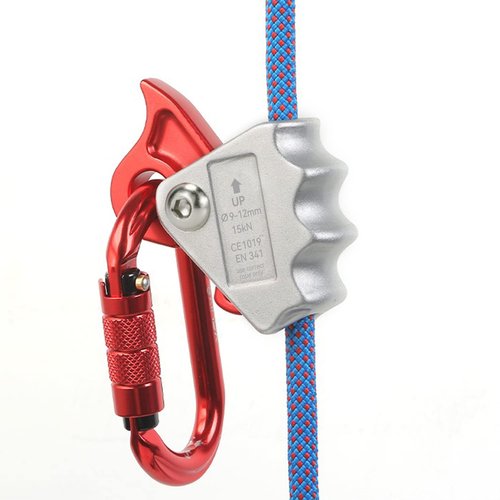 WILDKEN Climbing Ascender Fall Protection Belay Device Climbing Rope Grab for Rock Climbing Mountaineering Tree Arborist Expedition Caving Rescue Aerial Work