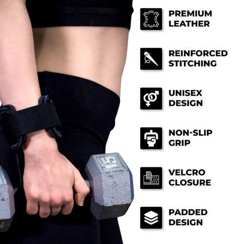 YAGHZU Weight Lifting Grips with Wrist Straps - Non Slip Lifting Straps for Weightlifting, Deadlifting, Powerlifting and Pull Ups, Padded Weight Lifting Gloves with Deadlift Straps for Women and Men