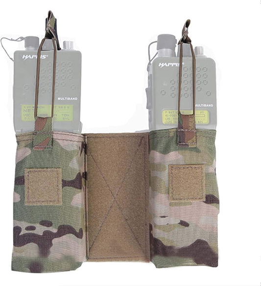 MOLLE JPC MBITR Radio Pouch Set Utility Military Double Sub Bag