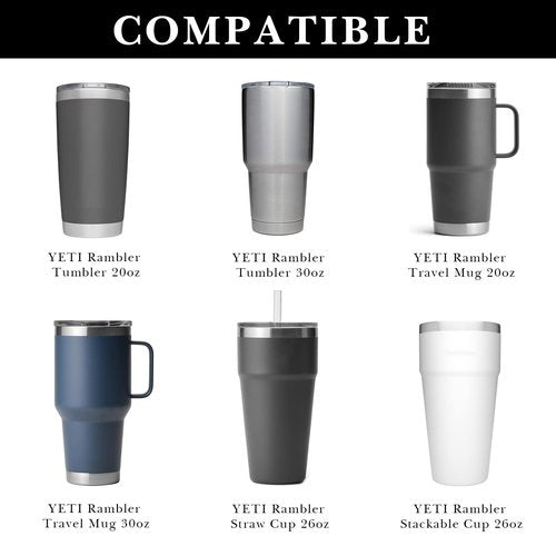 Linkidea Water Bottle Boot Compatible with YETI Rambler Tumbler 20oz/30oz, Travel Mug 20oz/30oz, Silicone Anti-Slip Water Bottle Bottom Sleeve Cover Protector (Black / 2 Pack)