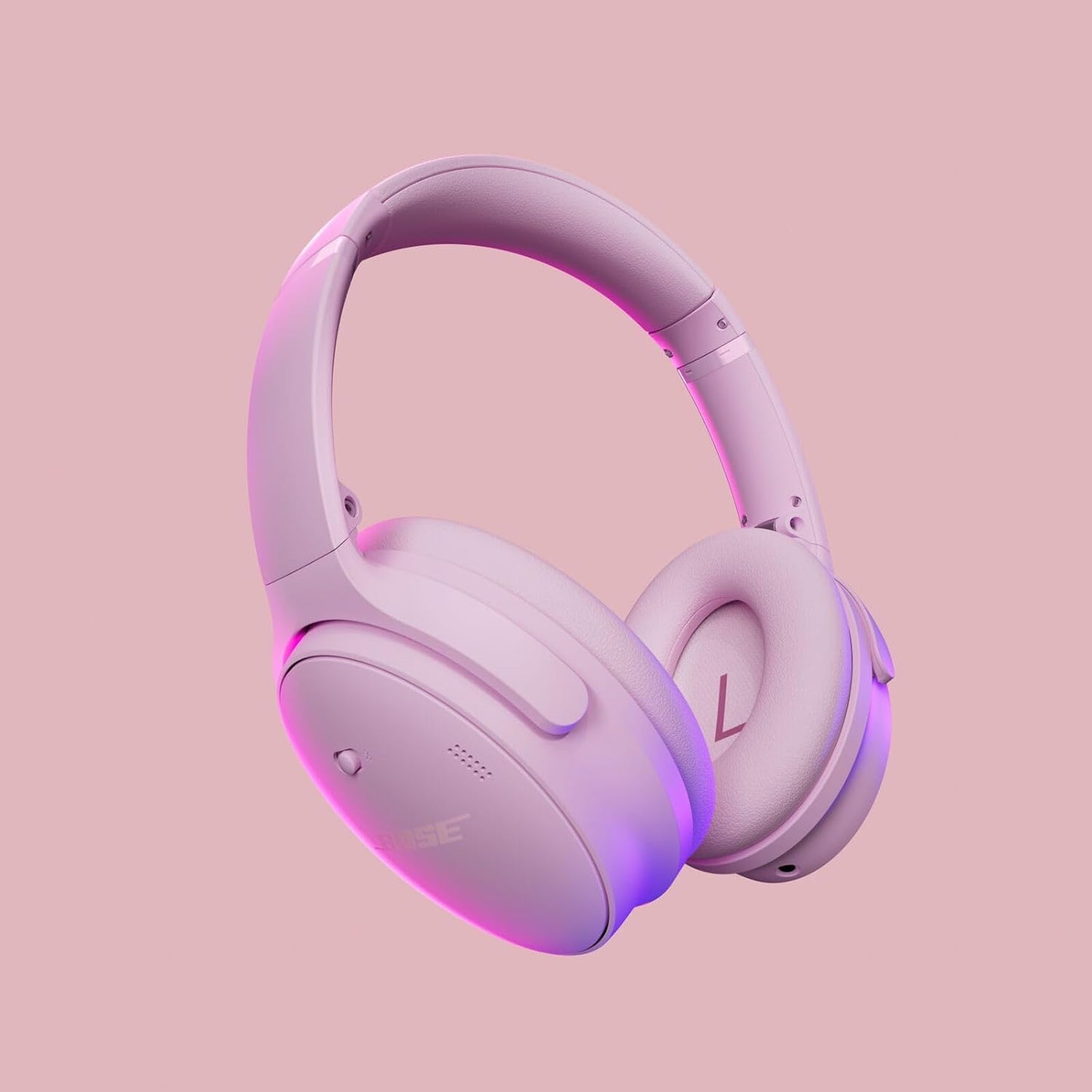 Bose QuietComfort Bluetooth Headphones, Wireless Headphones with Active Over Ear Noise Cancelling and Mic, Deep Bass, Up to 24 Hours of Playtime, Sandstone