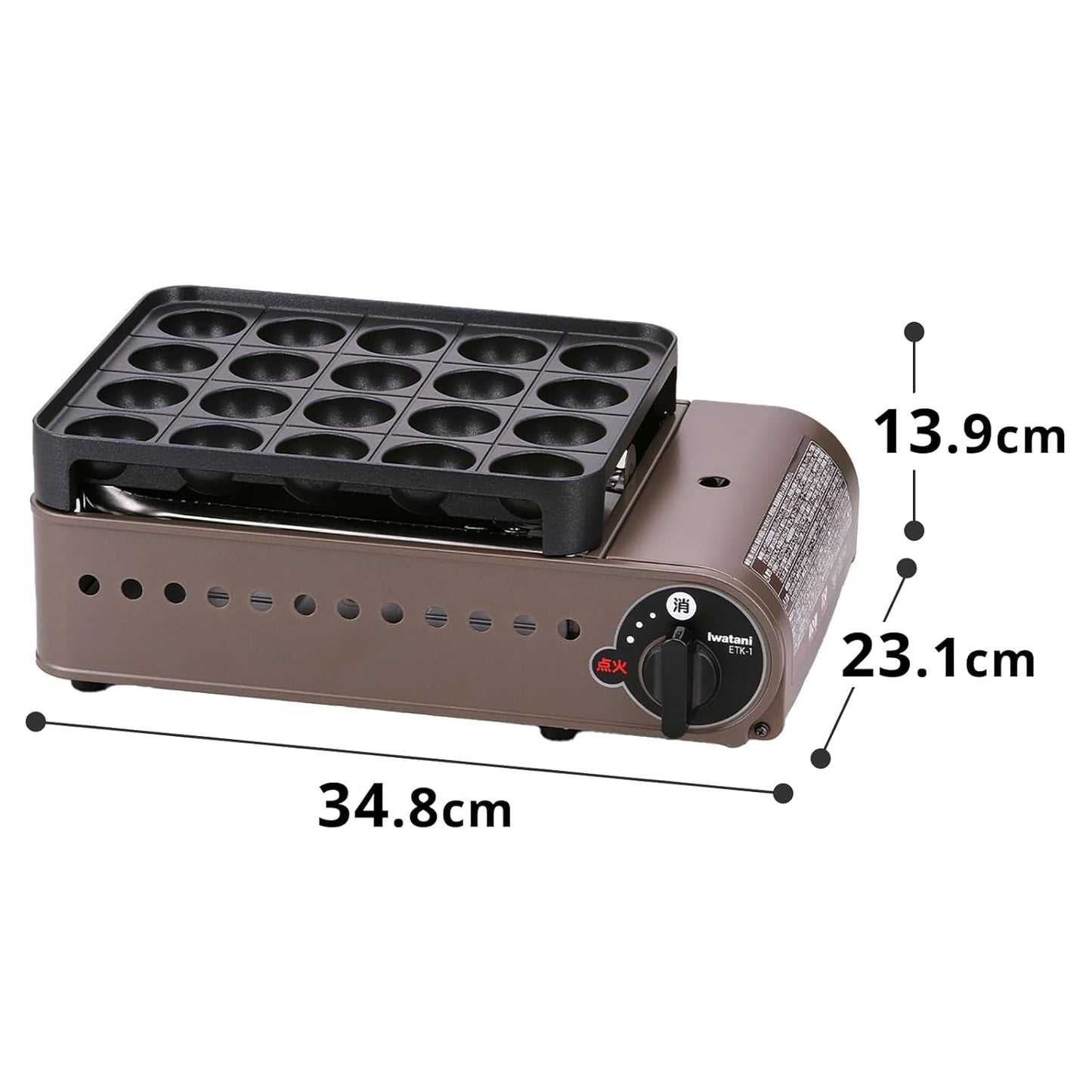 Iwatani Cassette gas takoyaki device Super ENTAKO CB-ETK-1